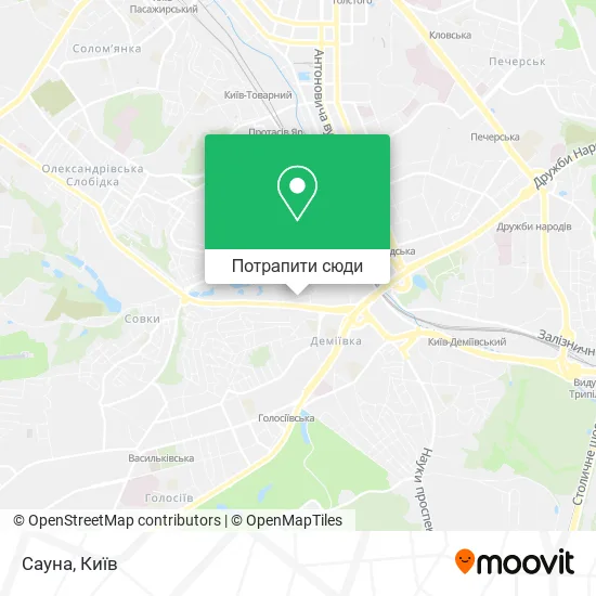 Карта Сауна