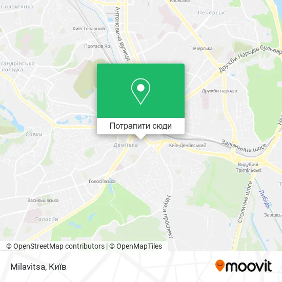 Карта Milavitsa