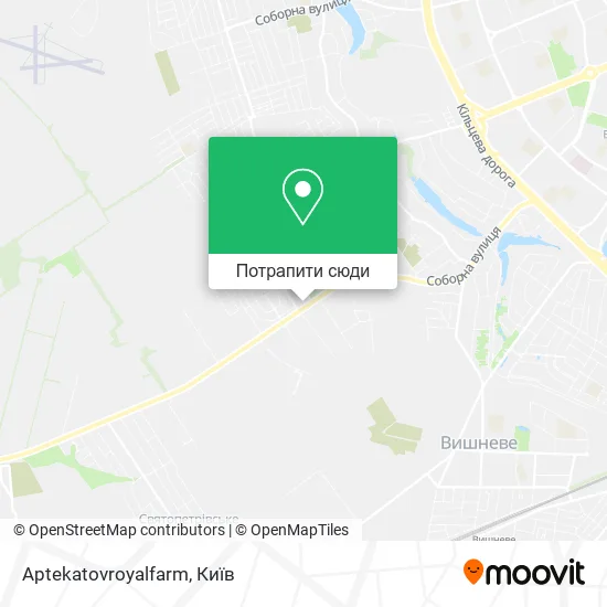 Карта Aptekatovroyalfarm
