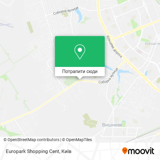 Карта Europark Shopping Cent