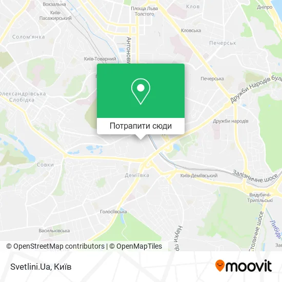Карта Svetlini.Ua