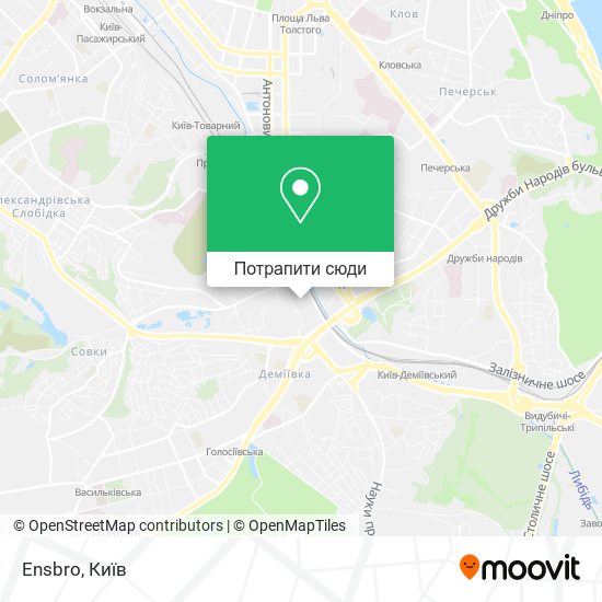 Карта Ensbro