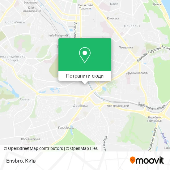Карта Ensbro