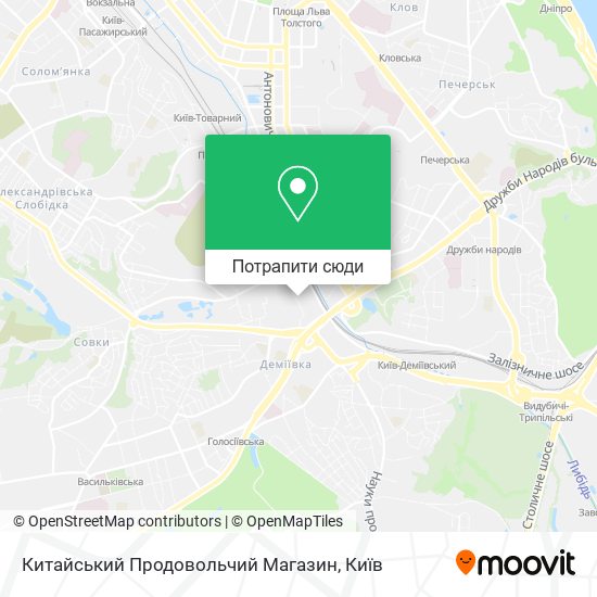Карта Китайський Продовольчий Магазин