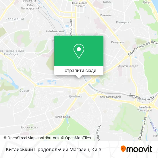 Карта Китайський Продовольчий Магазин