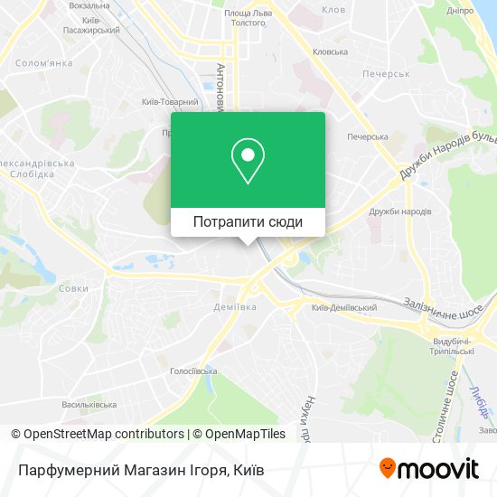 Карта Парфумерний Магазин Ігоря