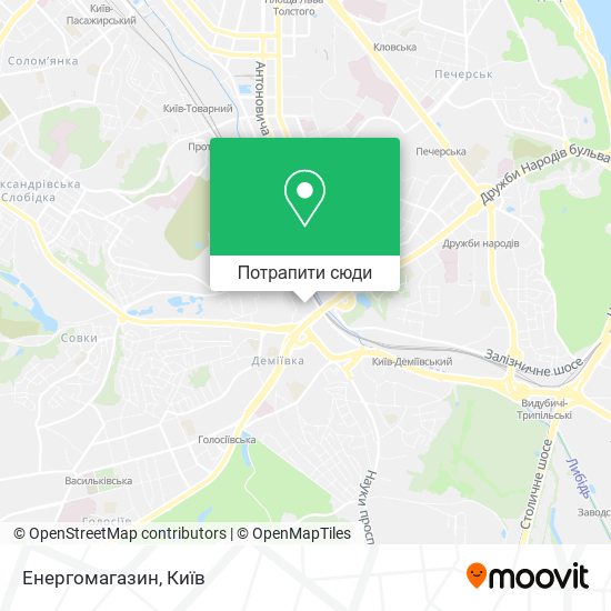 Карта Енергомагазин