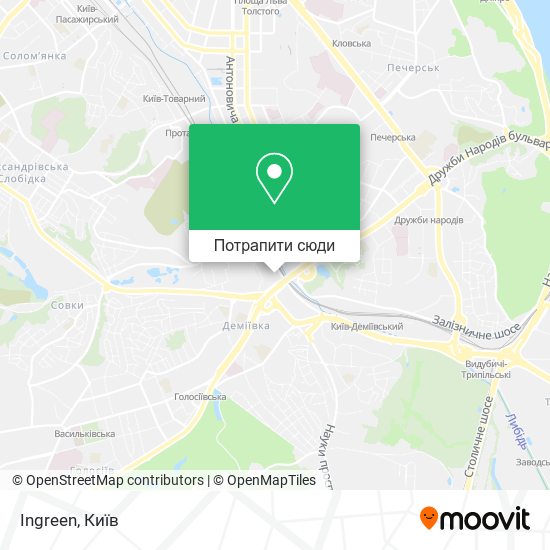 Карта Ingreen