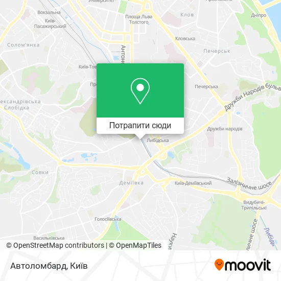 Карта Автоломбард