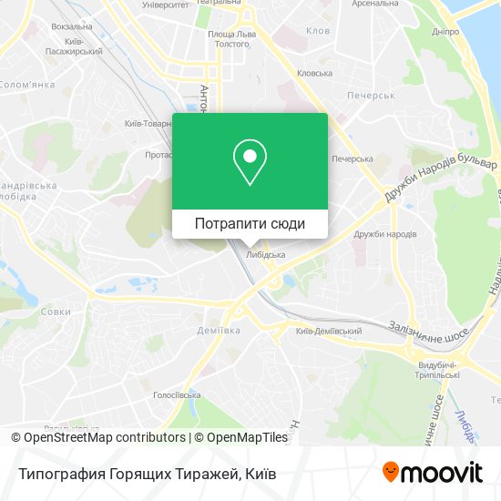 Карта Типография Горящих Тиражей