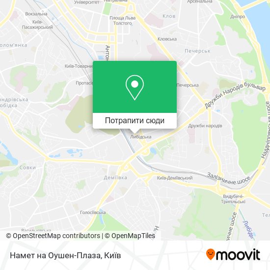 Карта Намет на Оушен-Плаза