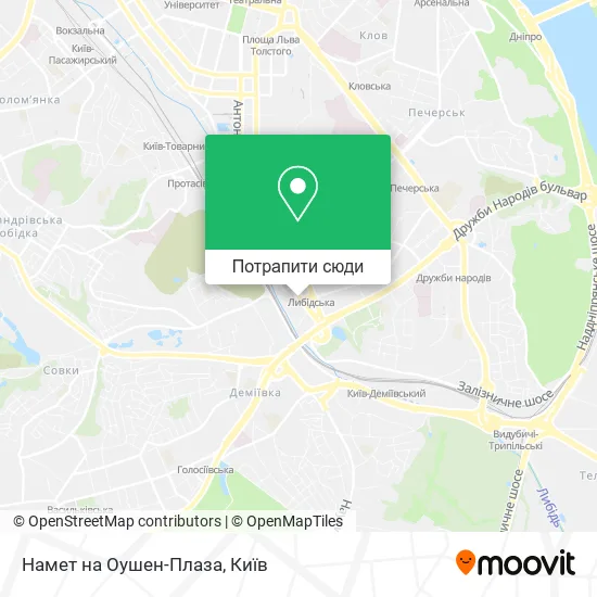 Карта Намет на Оушен-Плаза