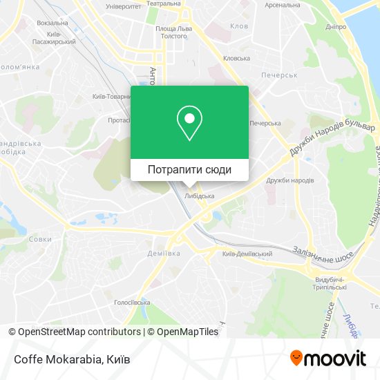 Карта Coffe Mokarabia