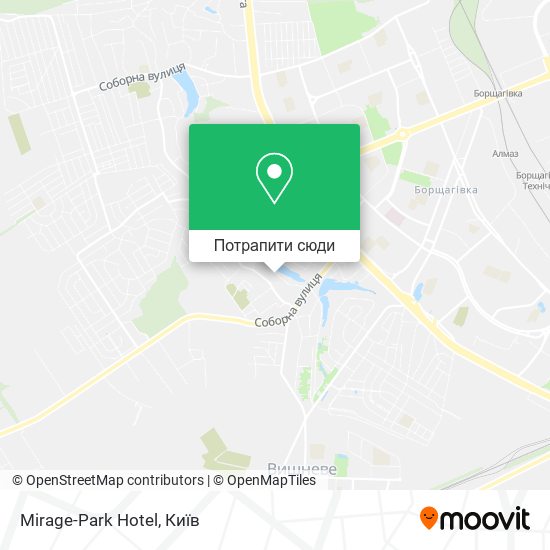 Карта Mirage-Park Hotel