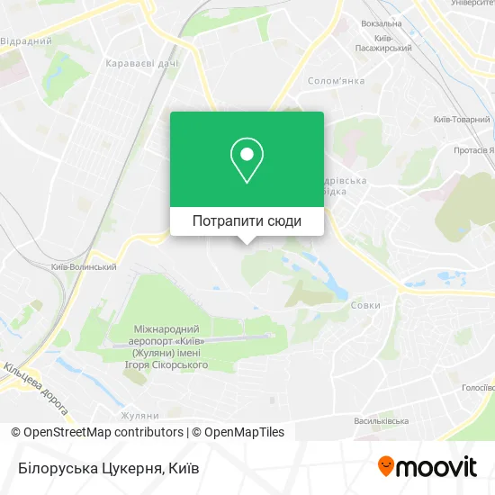 Карта Білоруська Цукерня