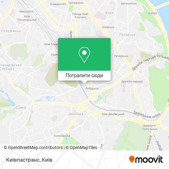 Карта Київпастранс