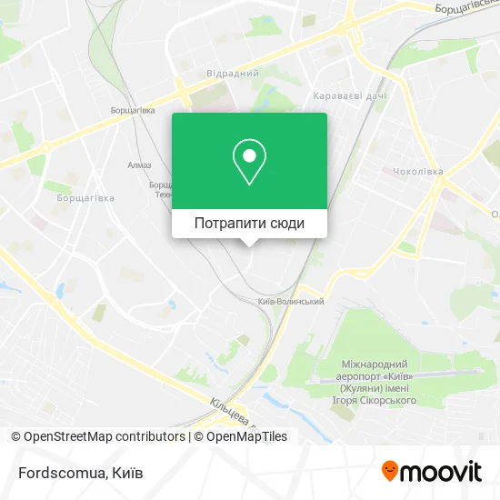 Карта Fordscomua