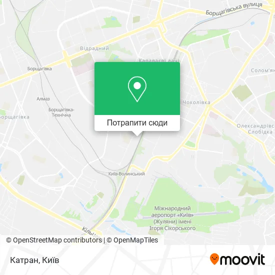 Карта Катран