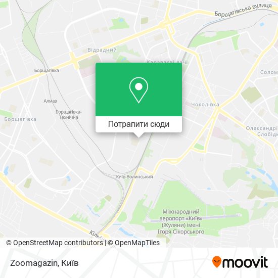 Карта Zoomagazin