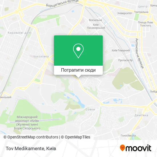 Карта Tov Medikamente