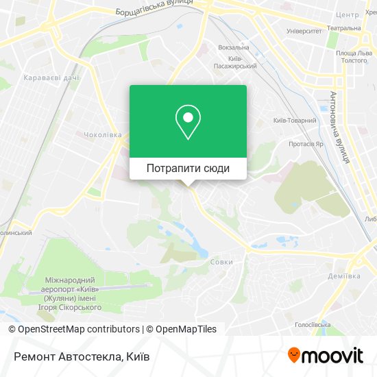 Карта Ремонт Автостекла