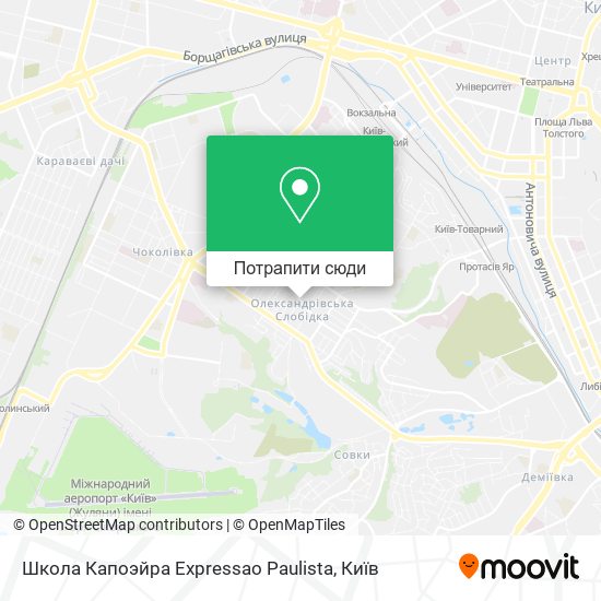 Карта Школа Капоэйра Expressao Paulista