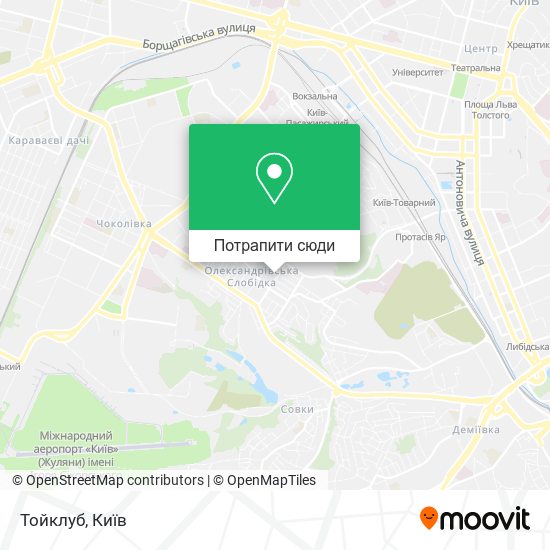 Карта Тойклуб