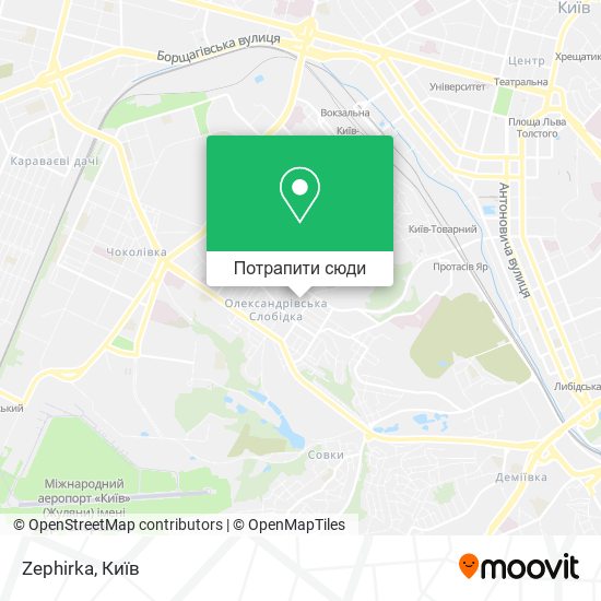 Карта Zephirka