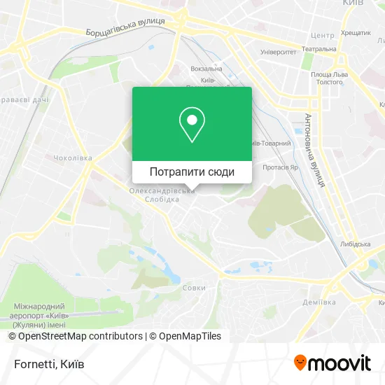 Карта Fornetti