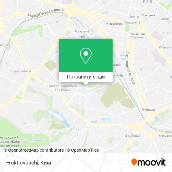 Карта Fruktiovoschi