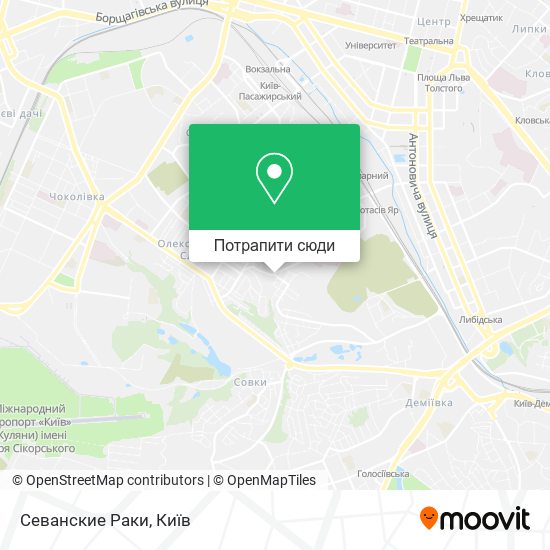 Карта Севанские Раки