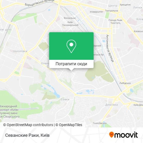 Карта Севанские Раки