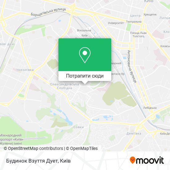 Карта Будинок Взуття Дует