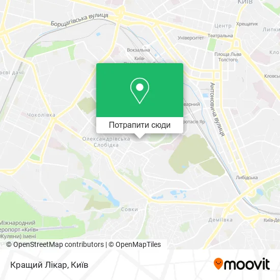 Карта Кращий Лікар