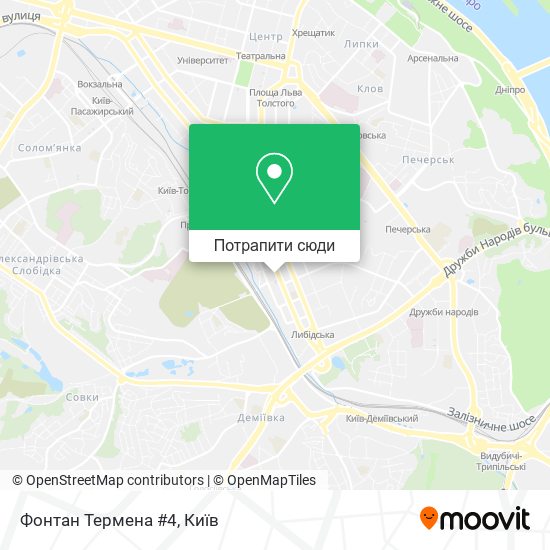 Карта Фонтан Термена #4
