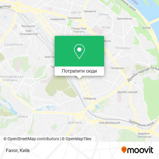 Карта Favor