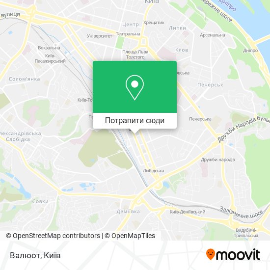 Карта Валюот