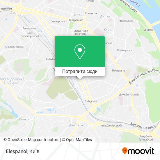 Карта Elespanol