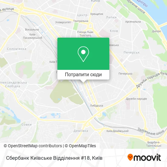 Карта Сбербанк Київське Відділення #18