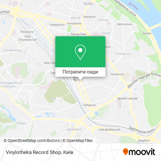 Карта Vinylotheka Record Shop