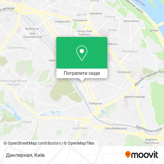 Карта Динтернал