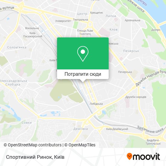 Карта Спортивний Ринок