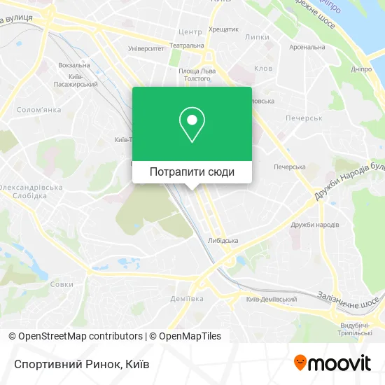 Карта Спортивний Ринок