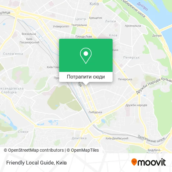 Карта Friendly Local Guide