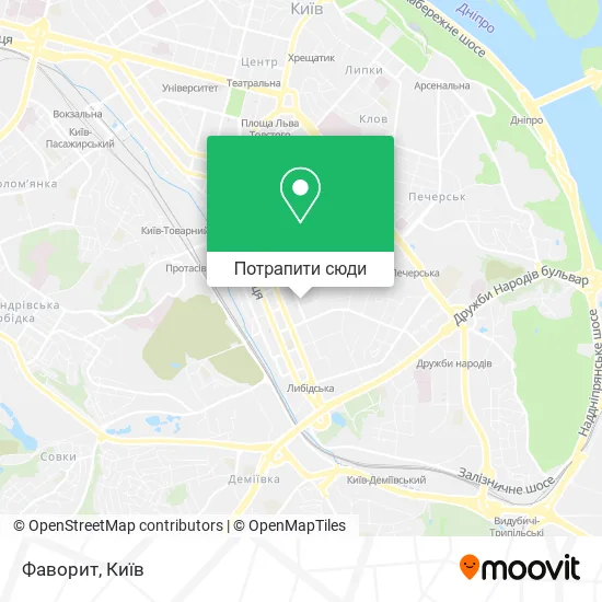 Карта Фаворит