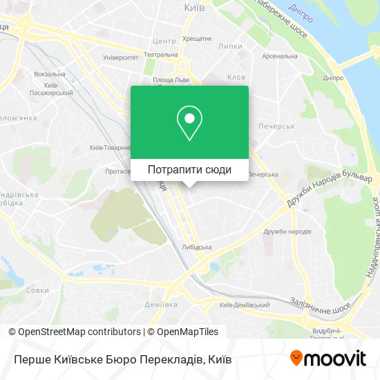 Карта Перше Київське Бюро Перекладів