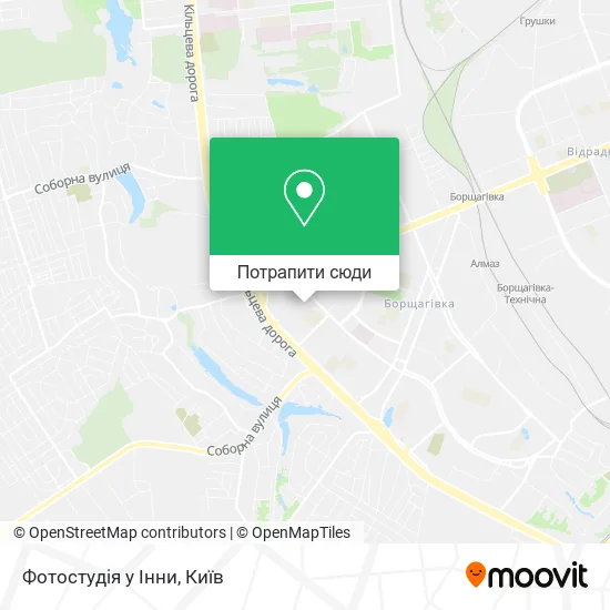 Карта Фотостудія у Інни