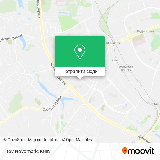 Карта Tov Novomark