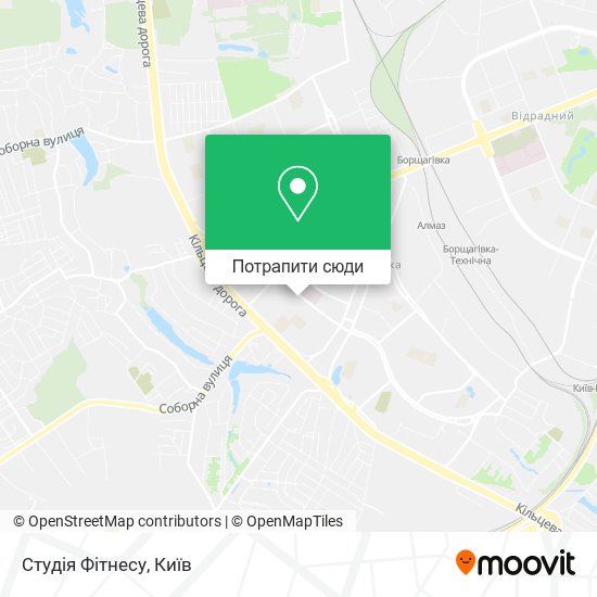 Карта Студія Фітнесу