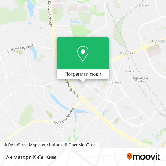Карта Аніматори Київ